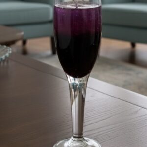 Black Wine Candle