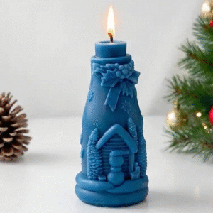 Christmas Bottle Candle
