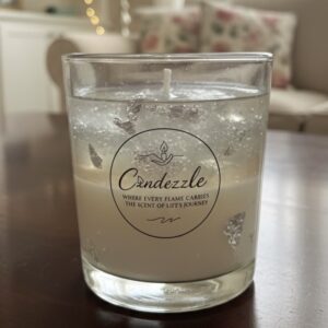 Silver Glow Candle