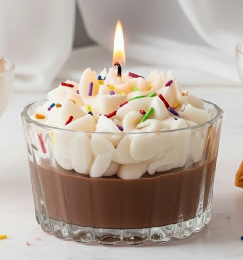Chocolate Cakey Bowl Candle