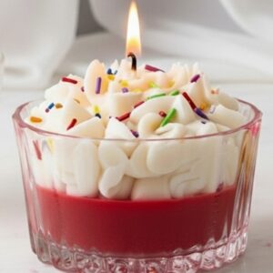 Red Velvet Bowl Candle