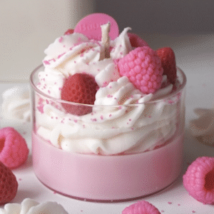 Strawberry dreamy Creamy Cakey Candle