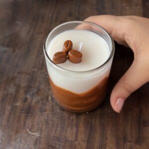 Coffee Caramel Glass Candle