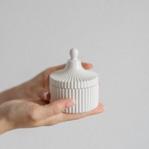 Valentine Heart Storage Jar Candle