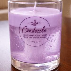 Purple Bloom Light Candle