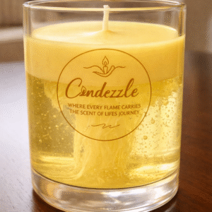 Yellow Bloom Light Candle