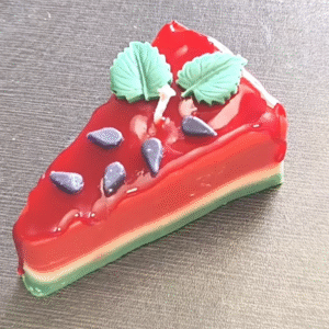 Watermelon Pastry Candle
