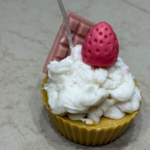 Chocolate Strawberry Cake Candle